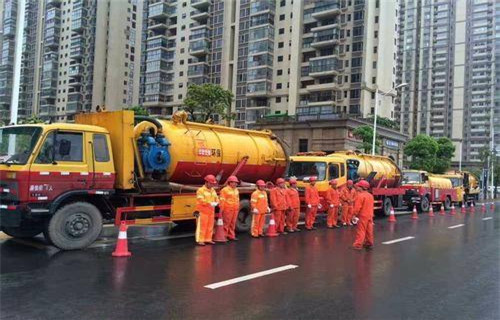 龙城市政管道清淤